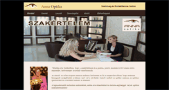 Desktop Screenshot of annaoptika.hu